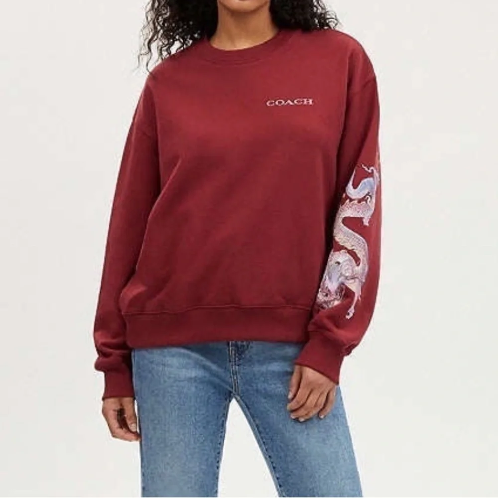 NWT Coach Outlet New Year Crewneck With Dragon - Picture 2 of 8